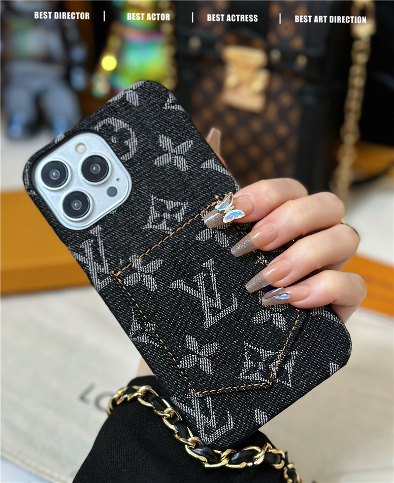 ルイヴィトン iphone16/16pro ケース デニム ヴィトン風 iphone15/14