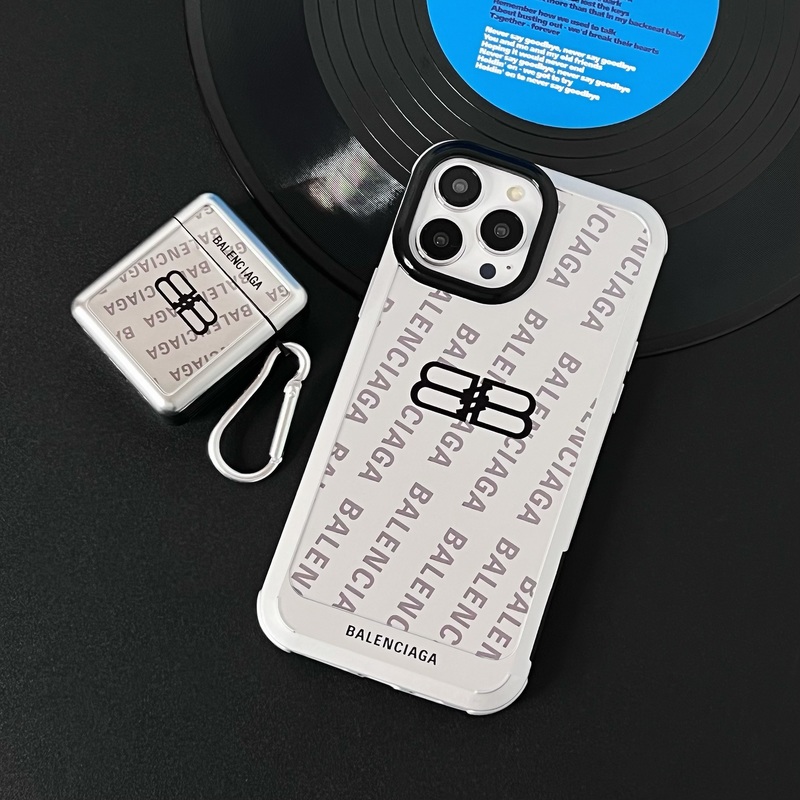 balenciaga ロゴ airpodsケース カップル バレンシアガ エアーポッズ1