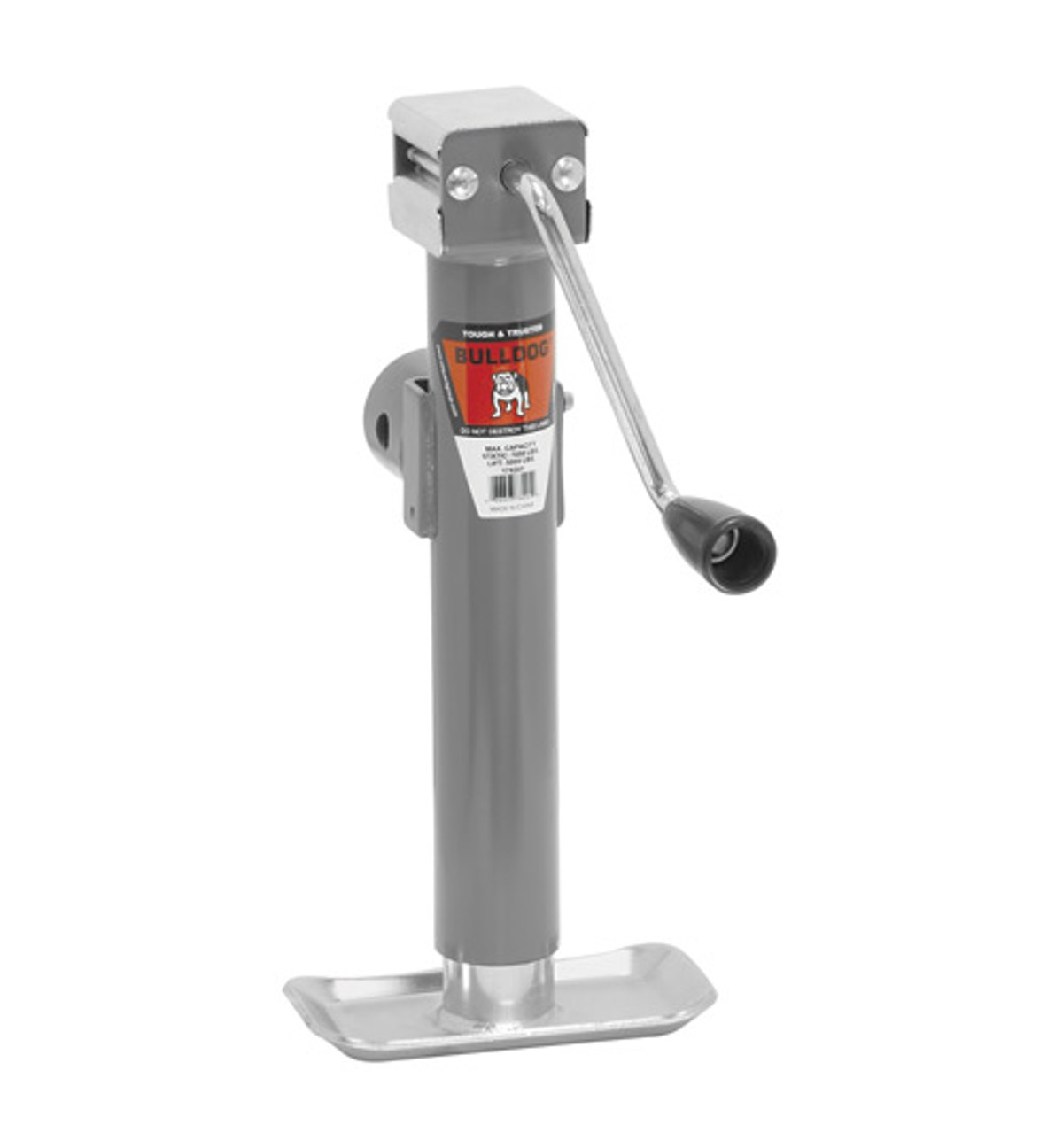 Bulldog | 158109 | Pipe Mount Swivel Jack - 2,000 Lbs - 10 Inch