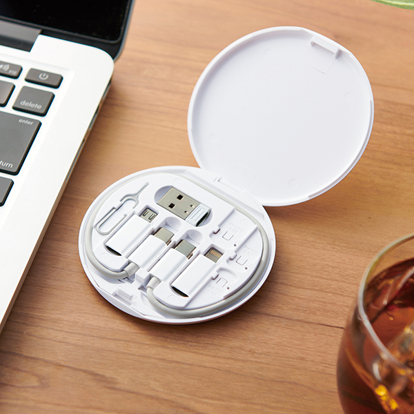 ケースインマルチケーブルセット【最安値438円】｜ノベルティ・記念品