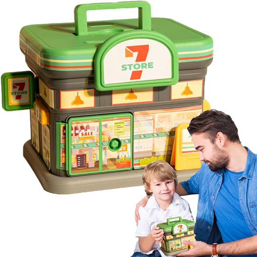 オリジナルノベルティ製作の販促ワールド|お店型貯金箱