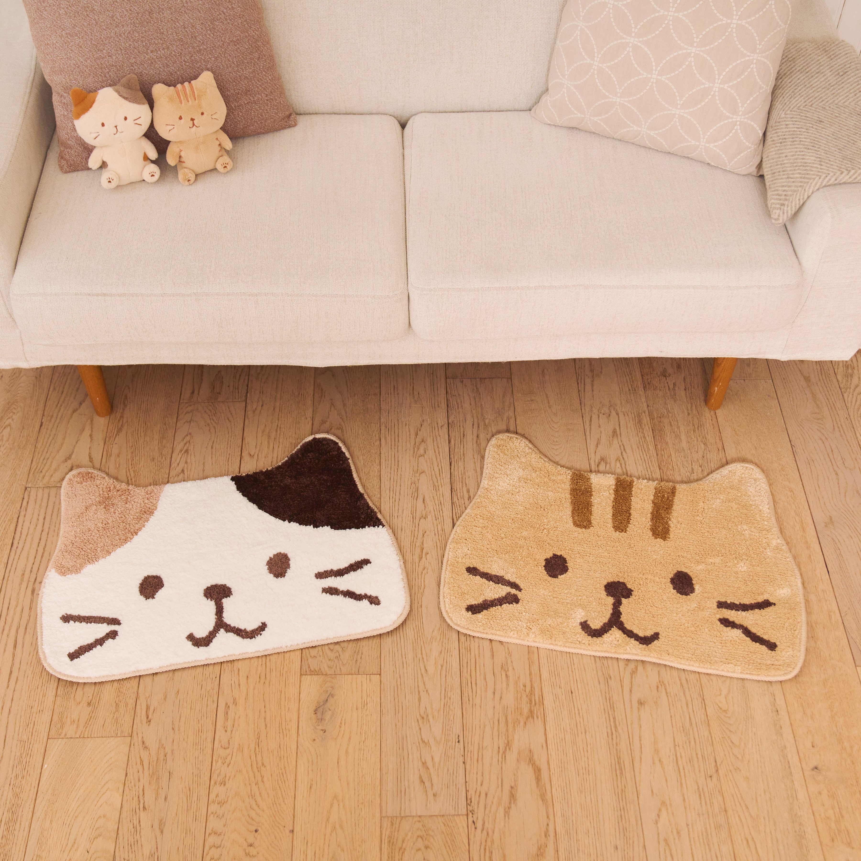 ふくふくにゃんこ もこもこフェイスマット – HAPiNS online shop