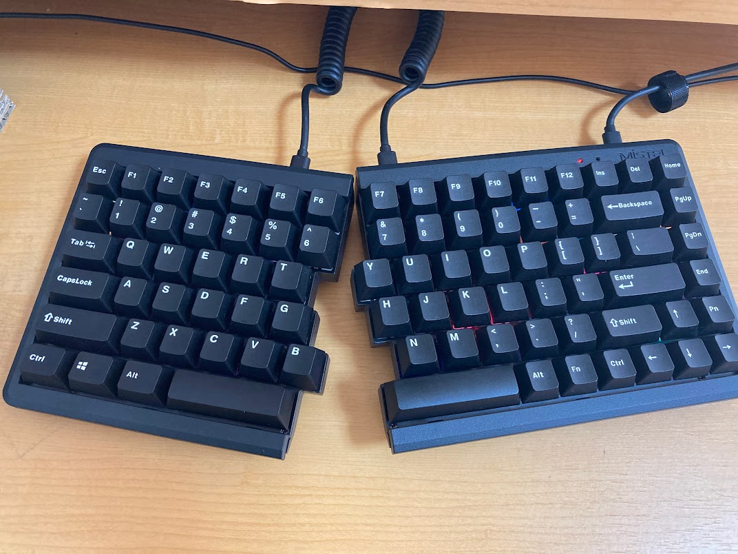 左右分割キーボードをレンタルしたり、ギモーブつくったり | 花浅葱