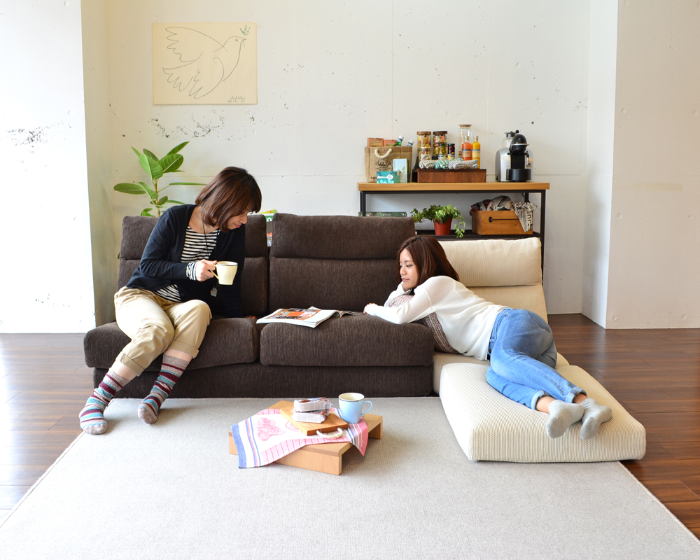 2人掛けローソファ、2人掛けソファ｜【公式】国産ローソファ、フロア
