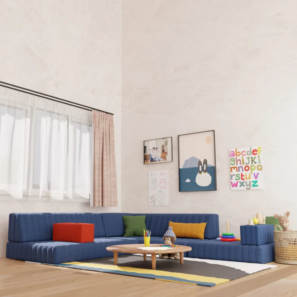 自分でつくるローソファ「つみきソファ」商品ページ｜ローソファ専門店