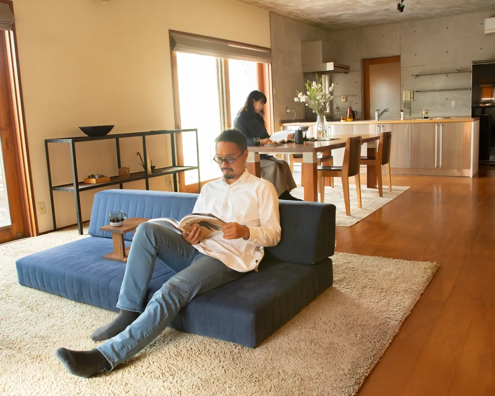 2人掛けローソファ、2人掛けソファ｜【公式】国産ローソファ、フロア