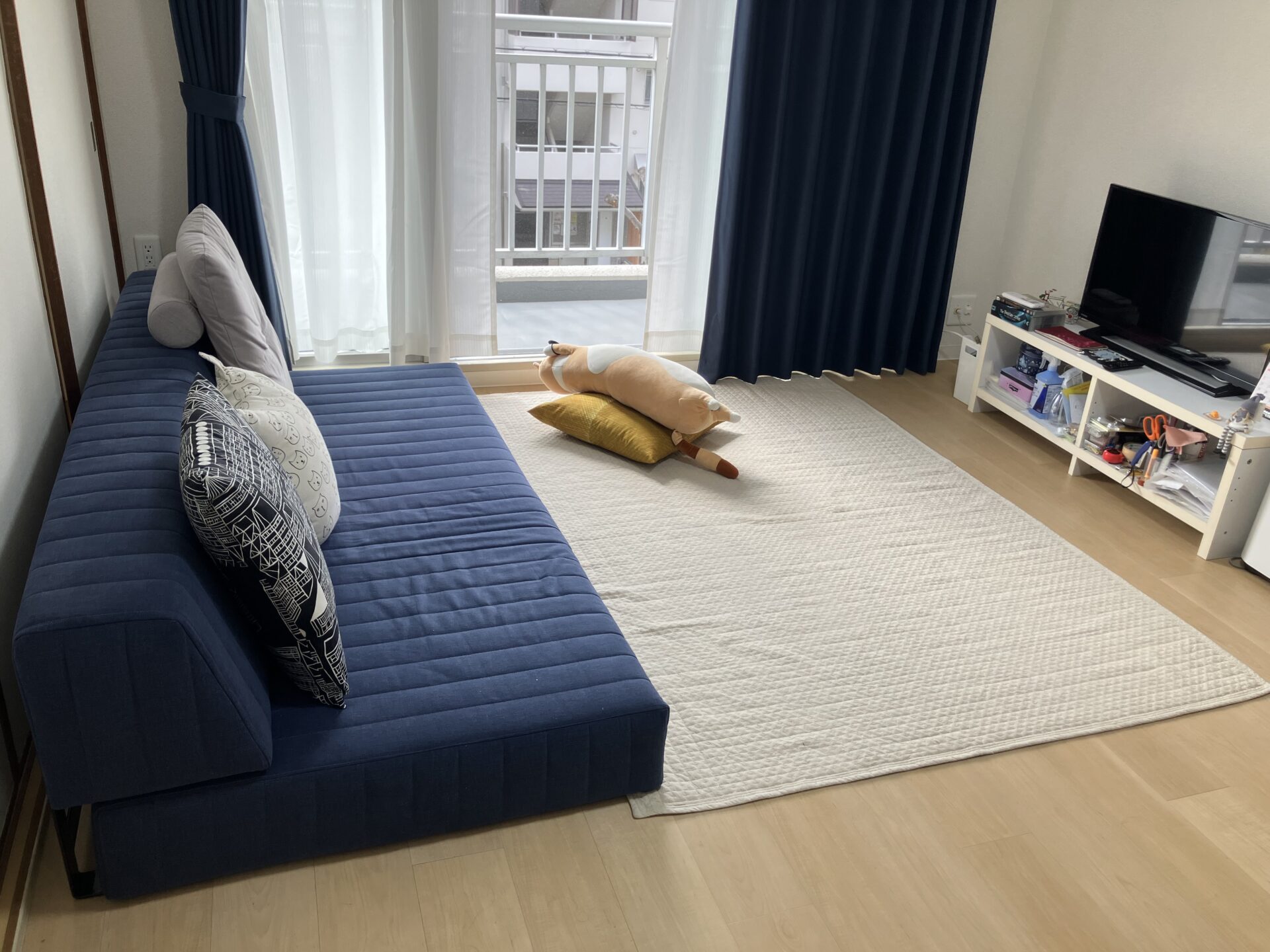 2世代に渡ってご愛用！家族でゆったりくつろげるつみきソファ