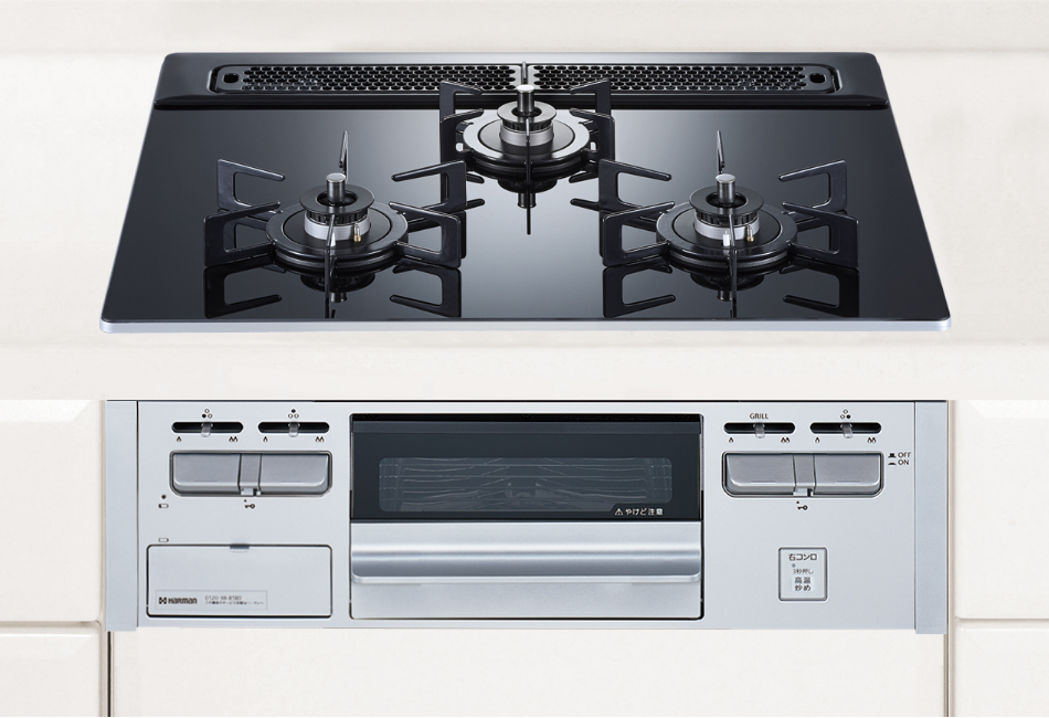 ガラストップ | ガスコンロ機器・住宅設備関連機器のハーマン