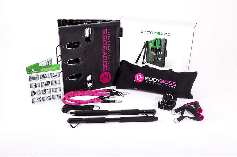 BodyBoss Home Gym 2.0 - Full Portable Gym Home Workout Package + 1