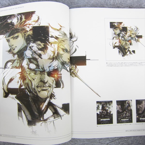 METAL GEAR SOLID 4 MGS4 Master Art Works YOJI SHINKAWA PS3 Fan
