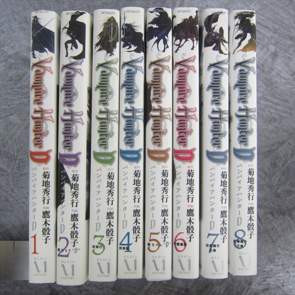 VAMPIRE HUNTER D Manga Comic Complete Set 1-8 SAIKO TAKAKI Book MF