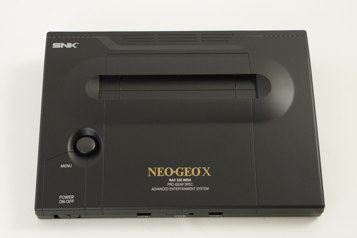 NEO GEO X GOLD CONSOLE GOOD Handheld System with Arcade Stick 20