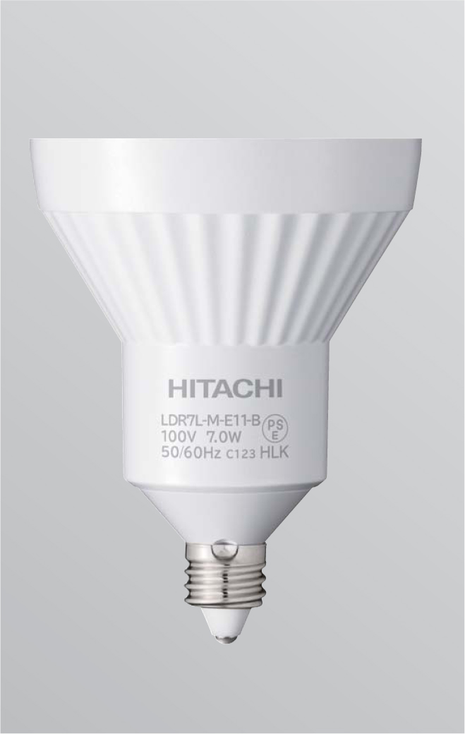 生産終了品】LED電球ハロゲン電球形(LDR7L-M-E11-B)：日立グローバル