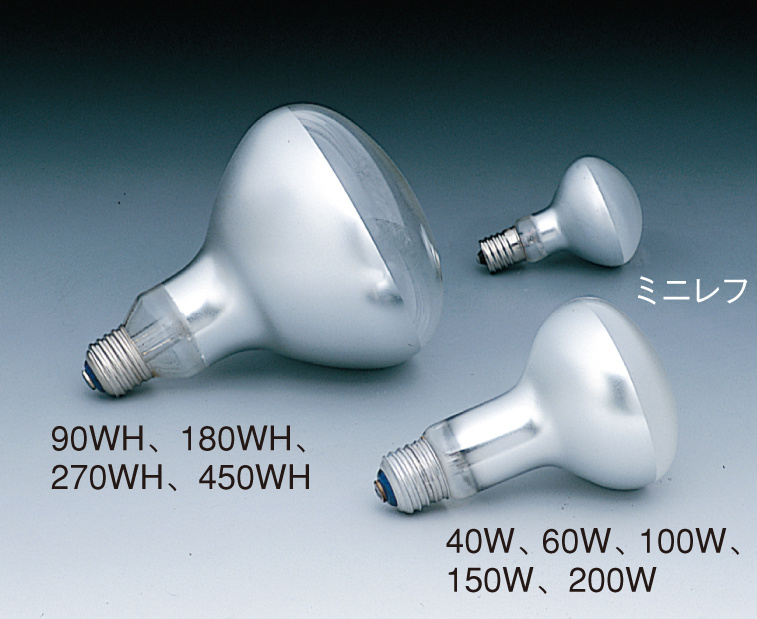 反射形投光電球(RF100V100W)：日立グローバルライフソリューションズ