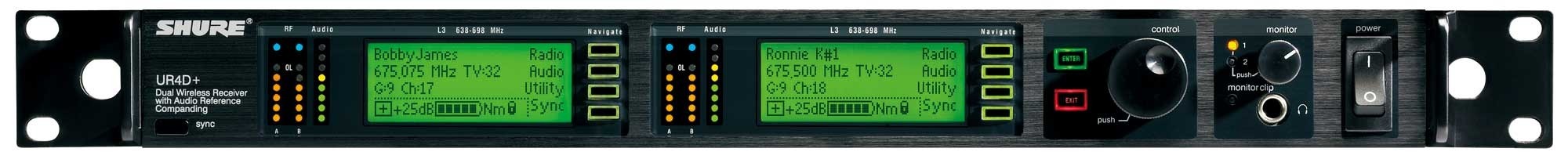 UR4D＋ - Shureワイヤレスシステム - ヒビノインターサウンド株式会社