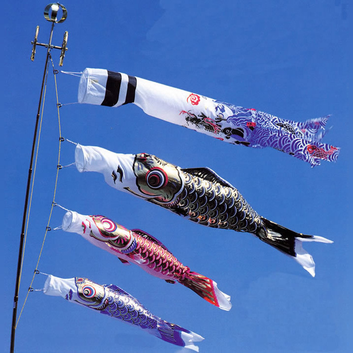 お庭＆ベランダ用鯉のぼりフルセット【C6522】 | 職人手作りの【秀光