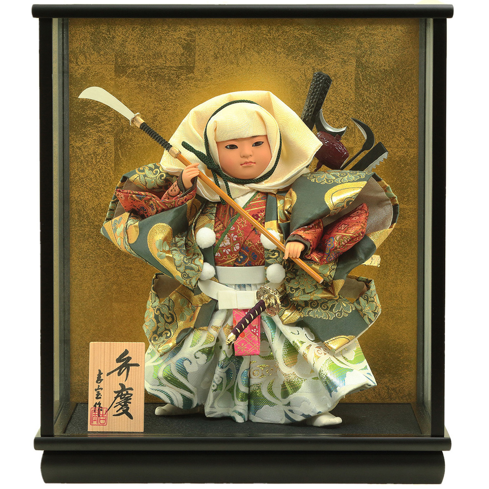 五月舞踊人形ケース飾り【P95304】 初節句お節句のご贈答にも最適