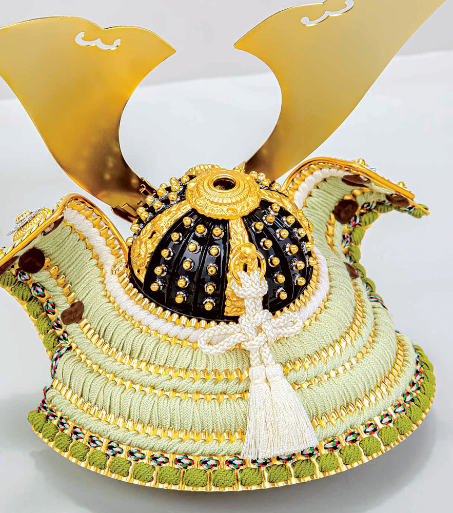 五月人形 平台飾り【P93020】 屏風がLEDライトで灯る♪春を感じる若草