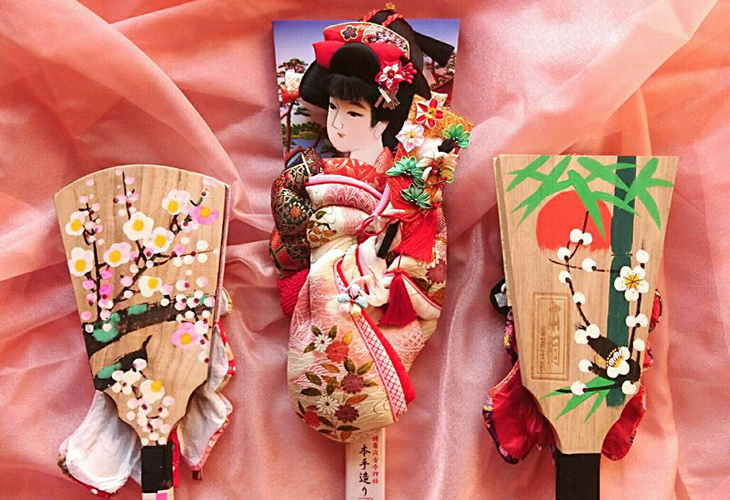 羽子板立台飾りセット【P6157】インターネット店だけ☆限定販売押切