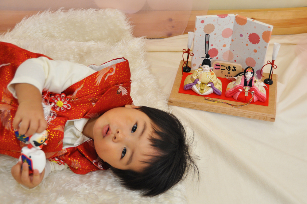 赤ちゃんとおひなさまの写真が撮りたい！～小さなサイズの親王飾り編