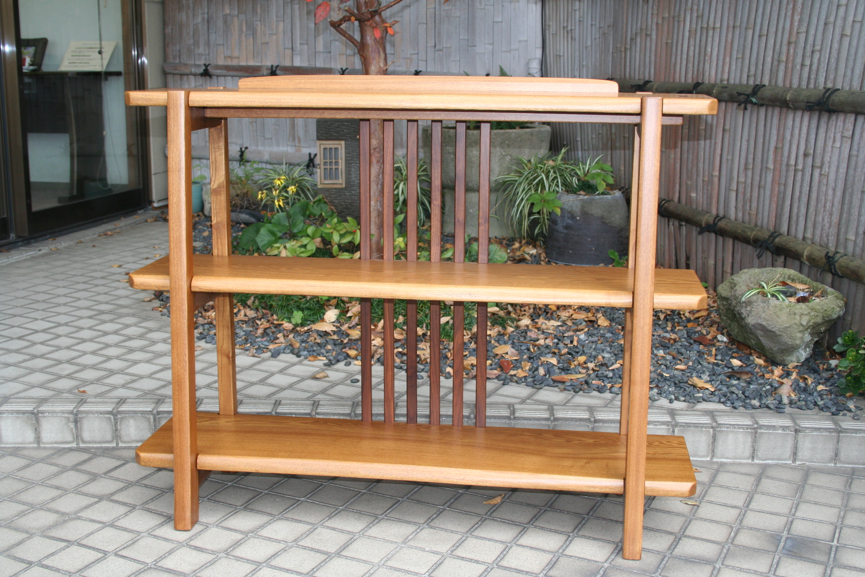 フリー棚(3段) | 制作事例 | 木工房ひのかわ | 創作家具・注文家具