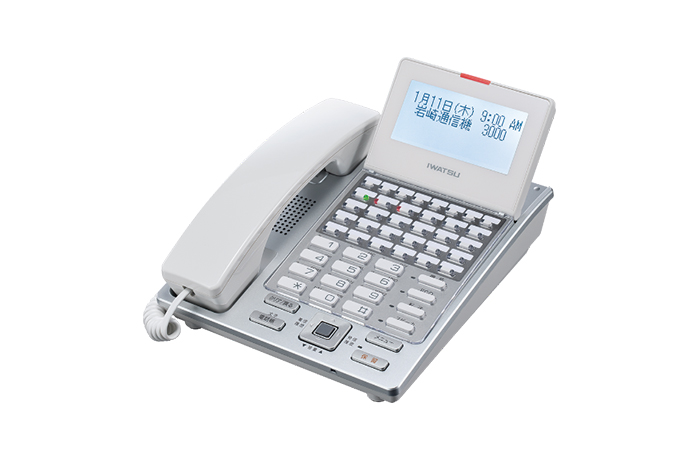 NW-24KTAPF(WHT)- 24キー漢字電話帳付アナログ停電電話機(白) | 平野