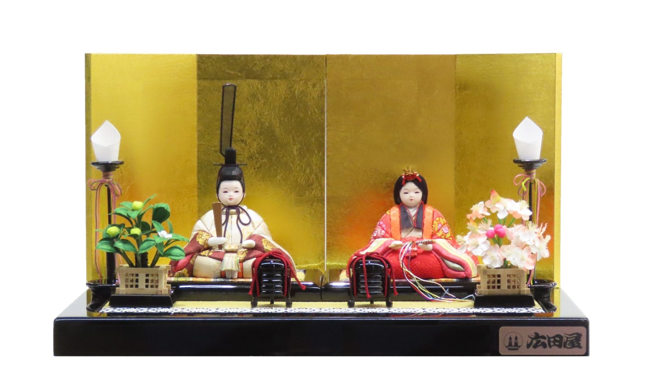 雛人形 ひろあゆたく アンティーク木目込み豆雛 オマケ付き 雛人形