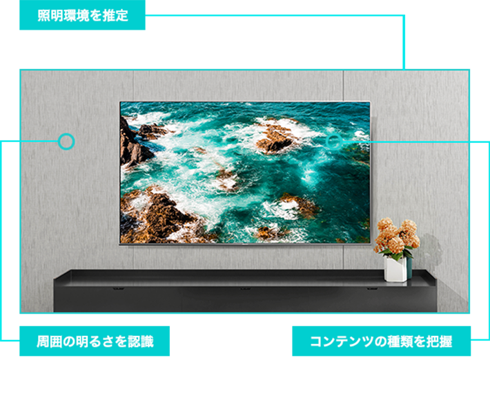 その他の高画質機能 | 65U75F | ハイセンスジャパン株式会社