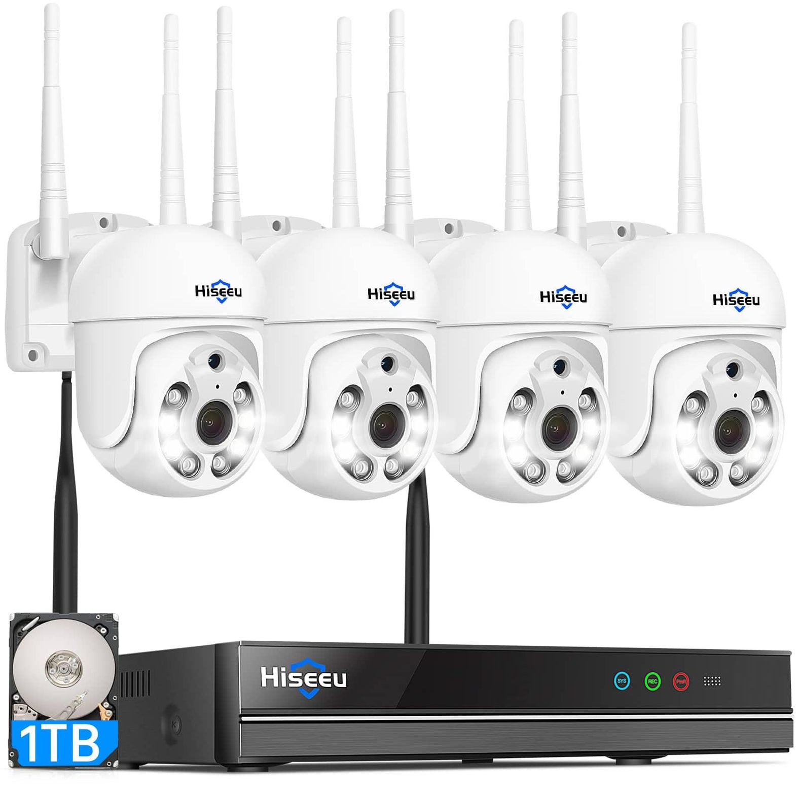 WIFI Home Camera Systems with NVR – Hiseeu