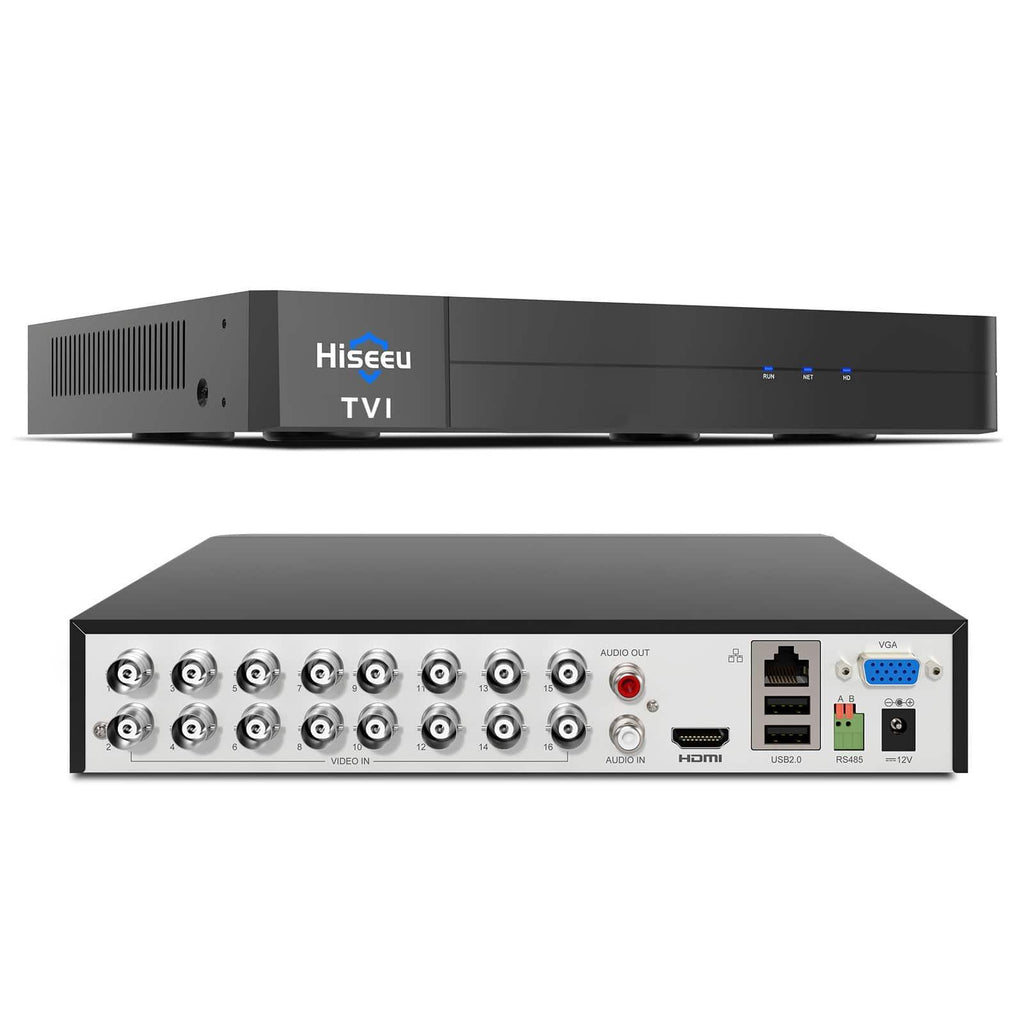 Hiseeu 5MP Lite DVR 16 Channel Security 3K Lite H.265+ Digital Video R