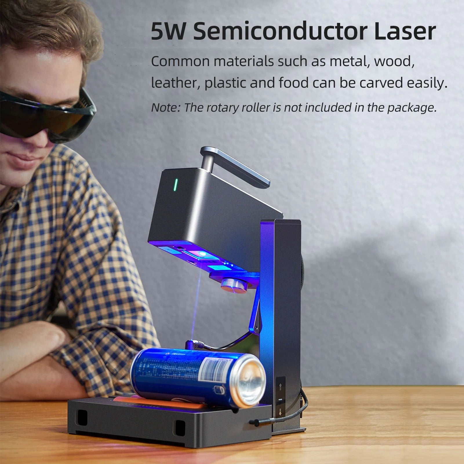 LaserPecker 2 Basic 5W Handheld Laser Engraving Machine For Metal Wood