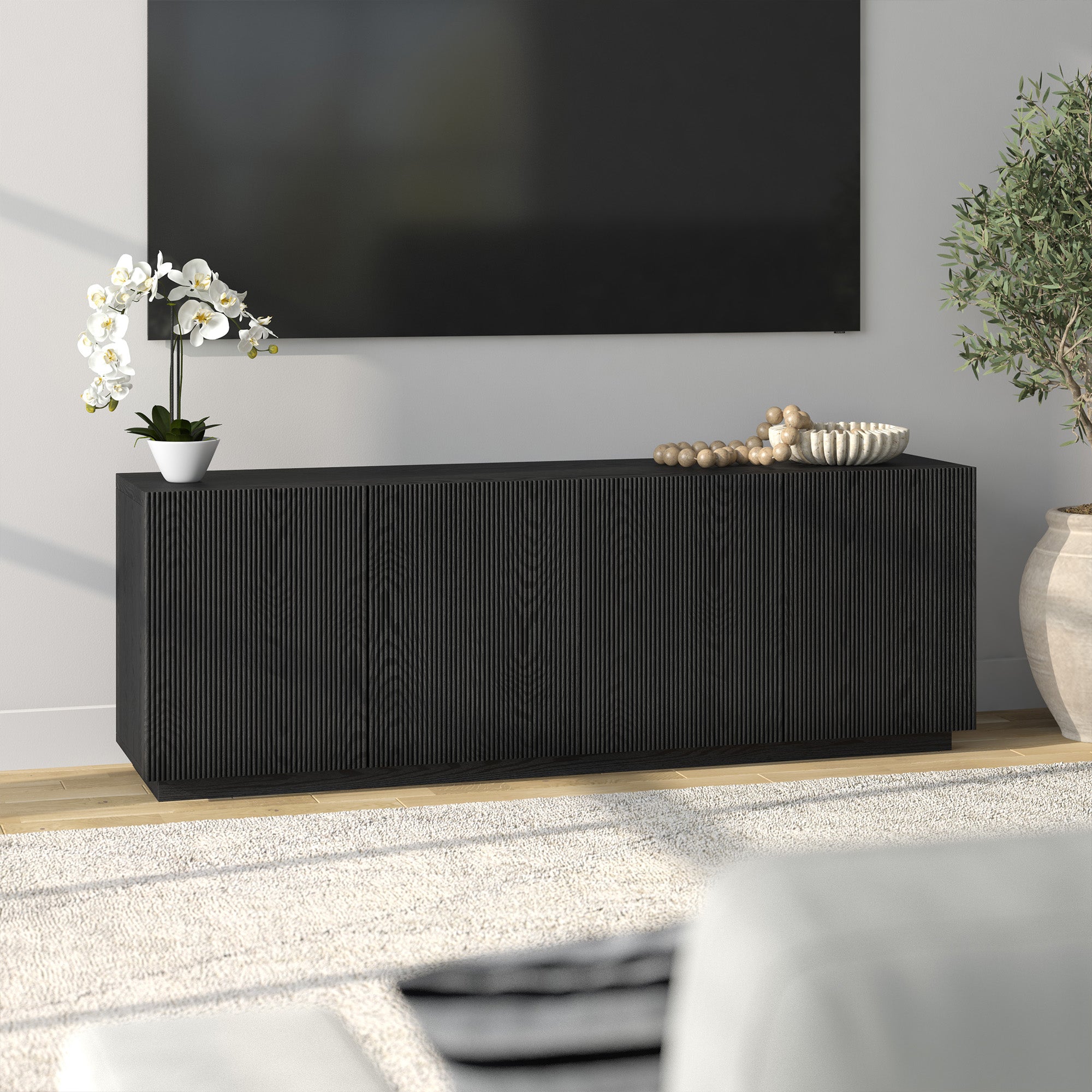 Halifax Rectangular TV Stand for TV's up to 75