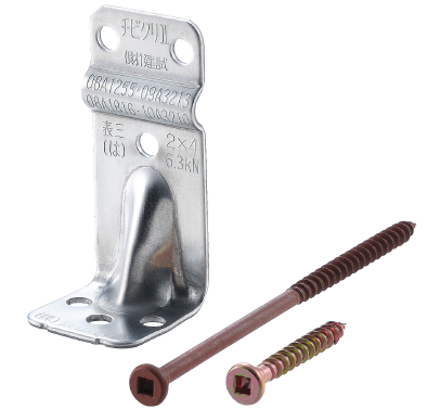 2×4用接合金物】 2×4チビクリⅡ 2×4CKⅡ | 製品案内 | 株式会社栗山百