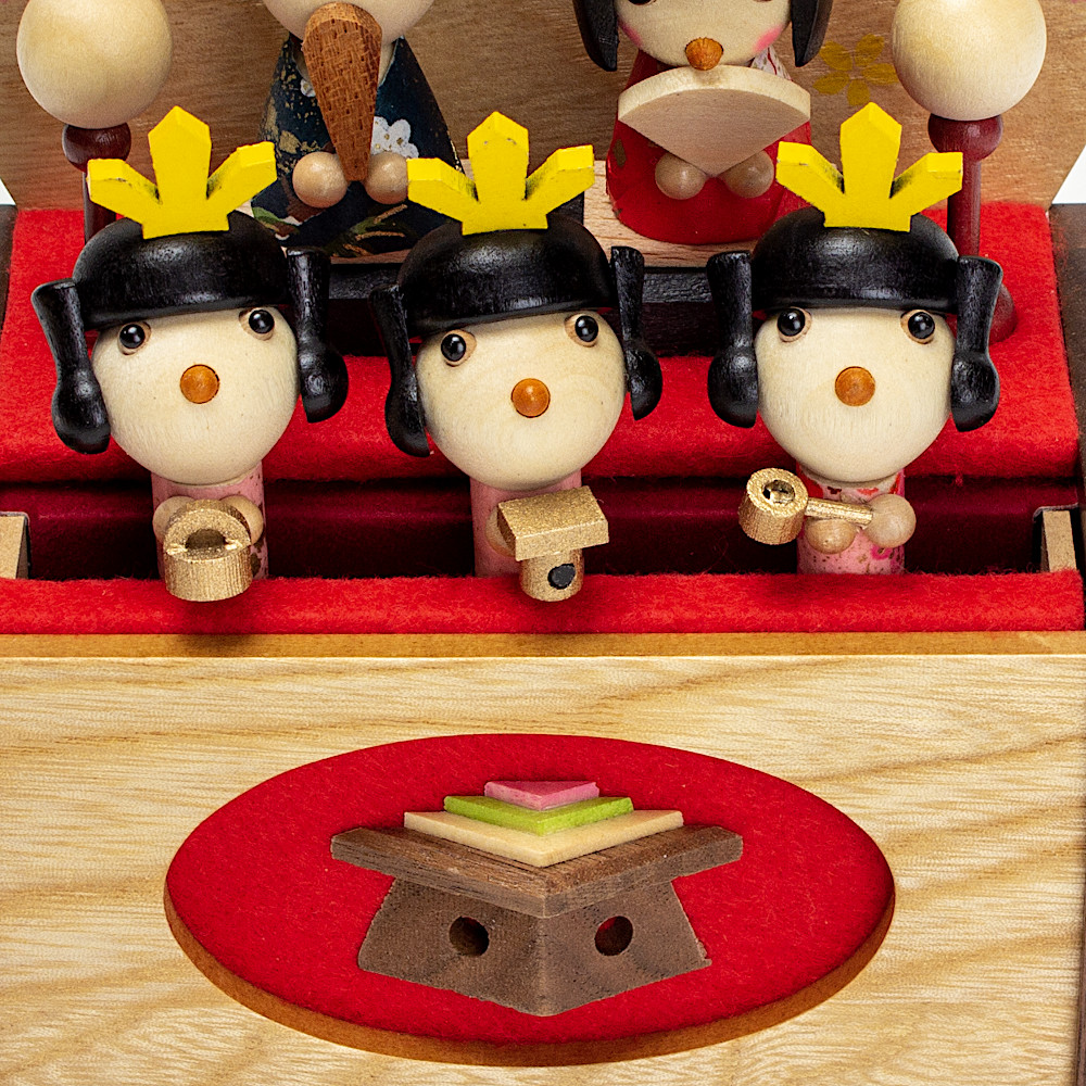 お雛様のオルゴール（小）：生活・くらし：百町森