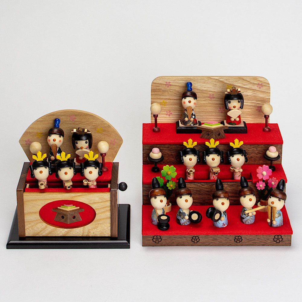 お雛様のオルゴール（小）：生活・くらし：百町森