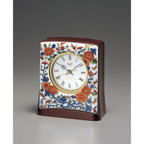 セイコー磁器置時計 SEIKO DECOR AZ736A/時計 掛け時計 インテリア雑貨