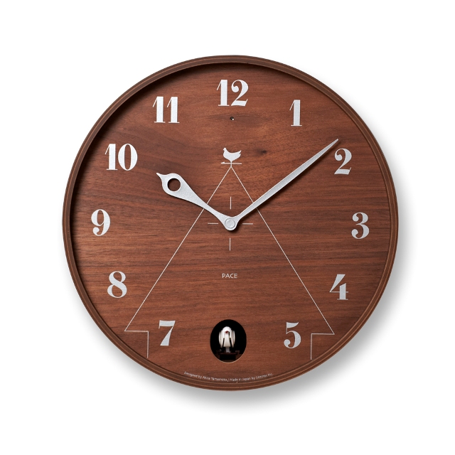 鳩時計 Lemnos レムノス カッコー掛け時計 PACE パーチェ LC11-09BW