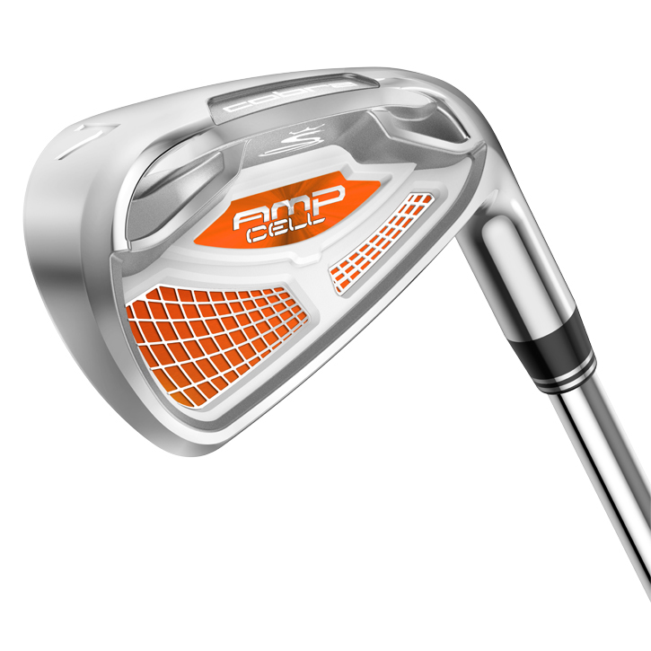 Cobra AMP Cell Irons - Orange at InTheHoleGolf.com