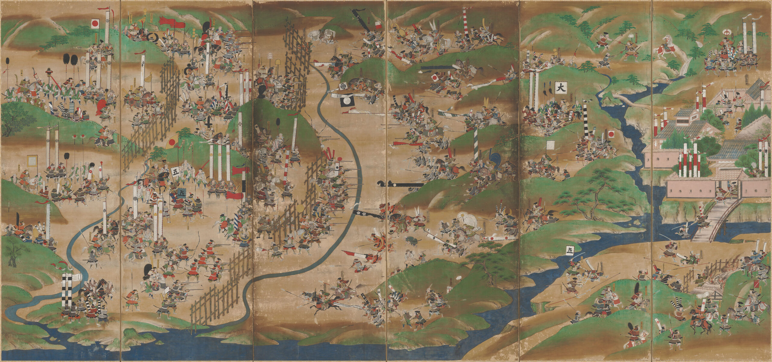 長篠合戦図 - 犬山城白帝文庫