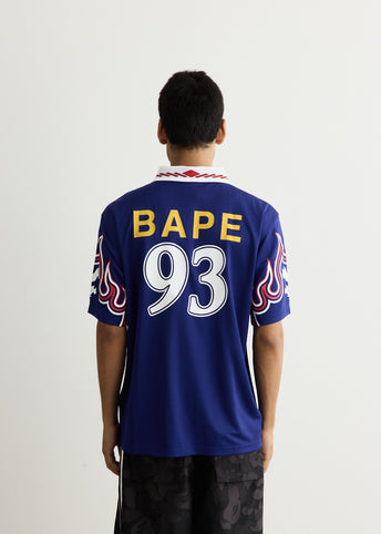 x BAPE SSL Flame Jersey Top