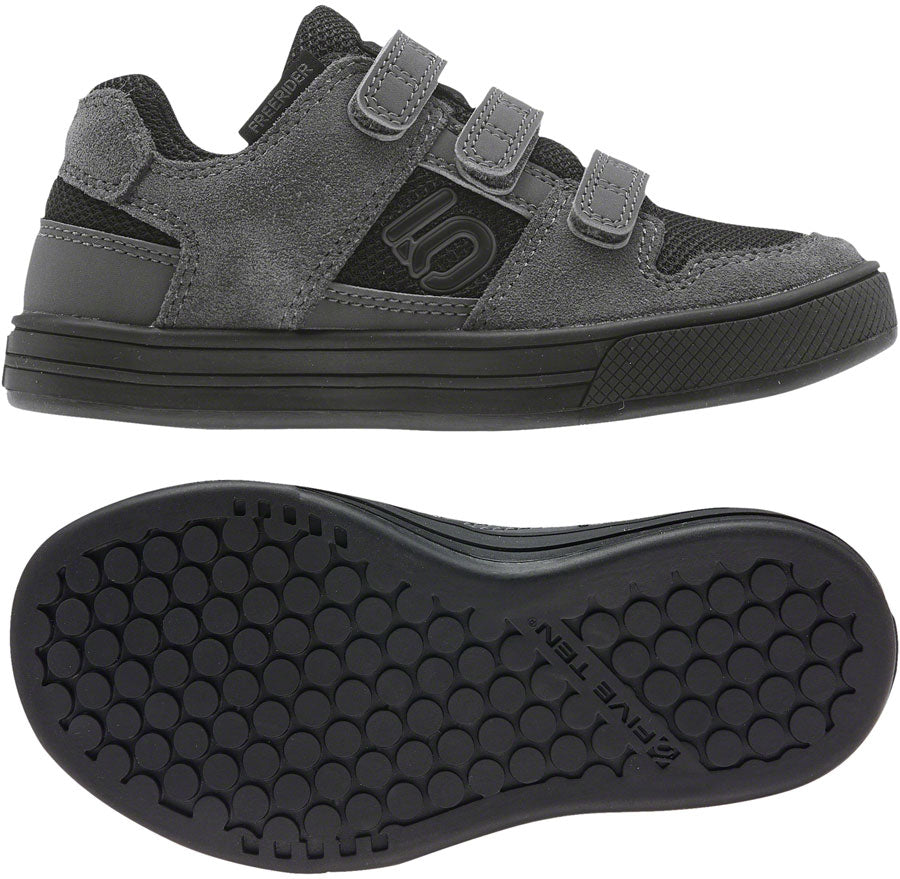Five Ten Freerider Kids VCS Flat Shoe - Grey Five/Core Black/Grey