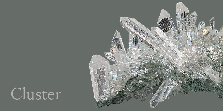 クラスター（未加工原石、群晶） - 埼玉県吉川市の天然石専門店・水晶