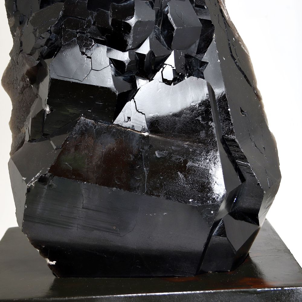 トップクォリティ]ブラジル産モリオン原石/天然黒水晶（大型14.06kg