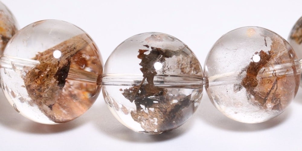 トップクォリティ]ガーデンファントムクォーツブレスレット/幻影水晶