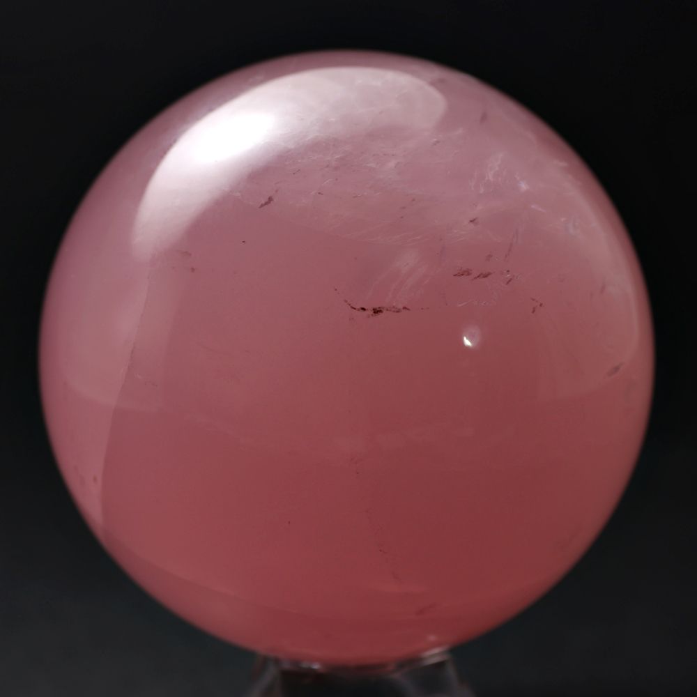 トップクォリティ]マダガスカル産ディープローズクォーツ丸玉/大玉