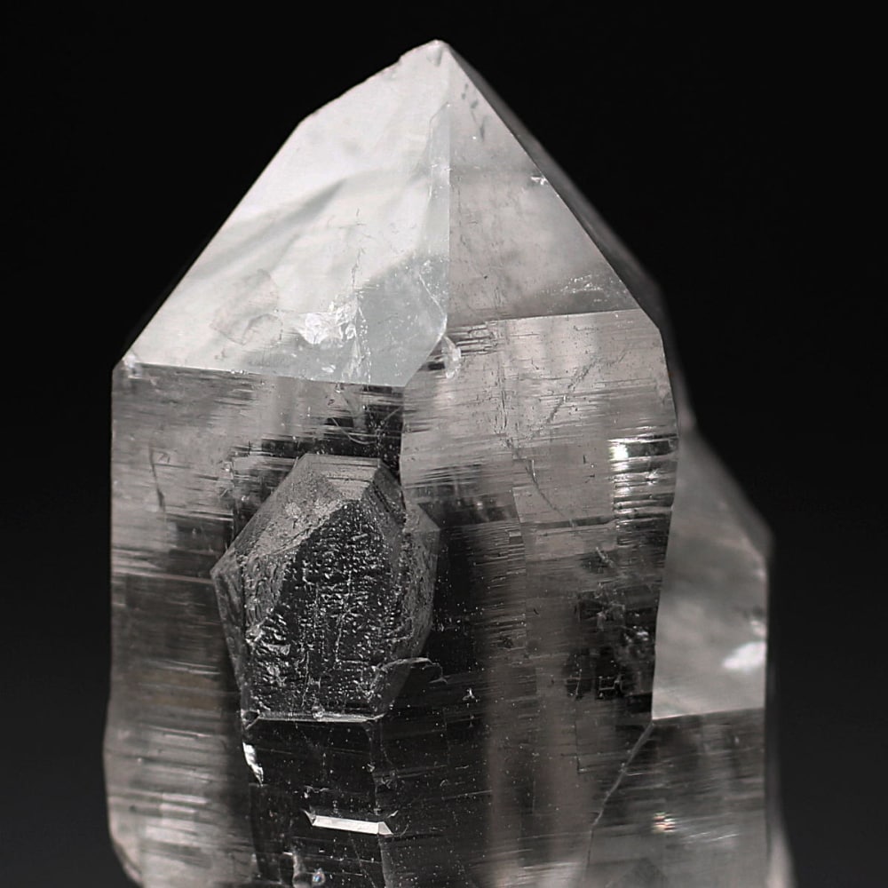 高品質]インド/マニハール産ヒマラヤ水晶（原石ナチュラルポイント