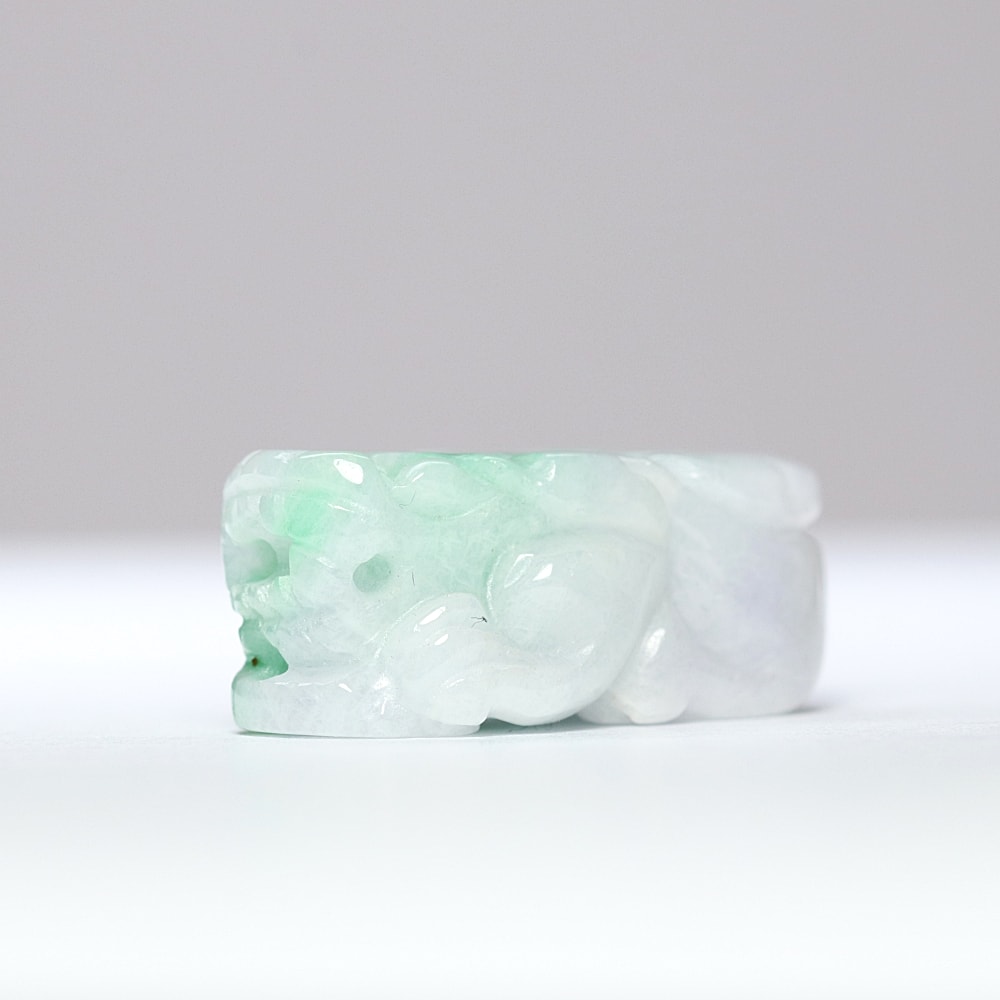 高品質++]ミャンマー産ヒスイ彫刻/翡翠（貔貅/ヒキュウ） - 埼玉県吉川