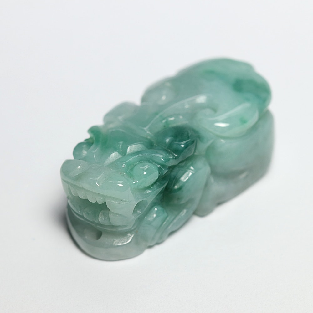 高品質++]ミャンマー産ヒスイ彫刻/翡翠（貔貅/ヒキュウ） - 埼玉県吉川