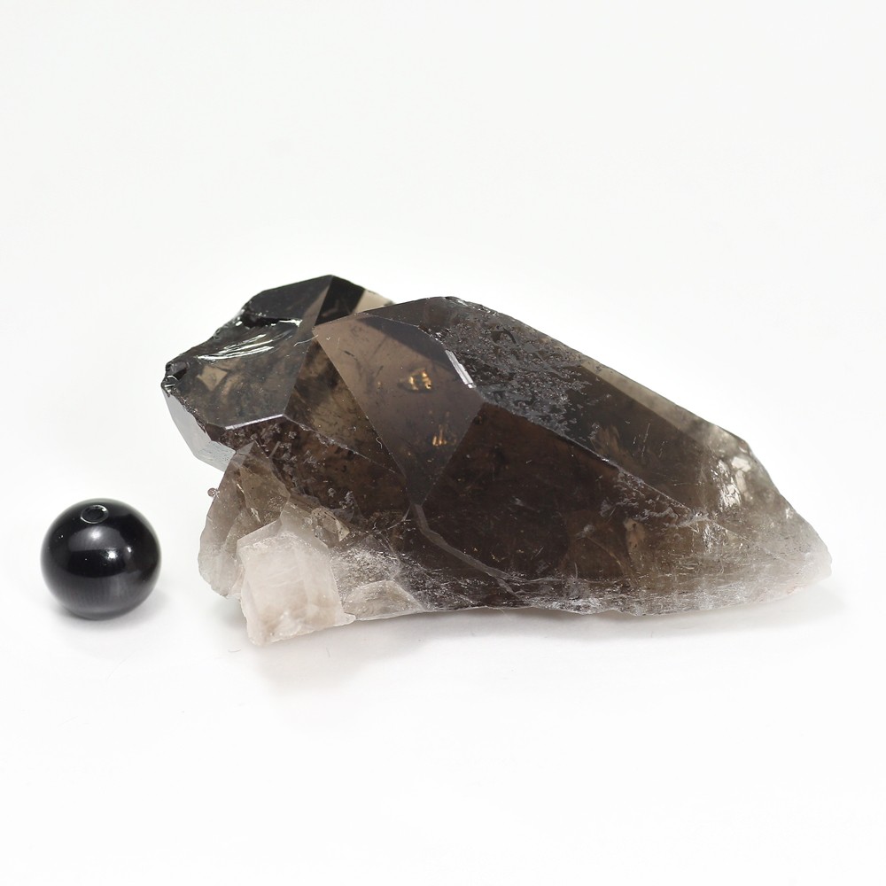 ブラジル産]ナチュラルスモーキークォーツクラスター（天然未処理原石