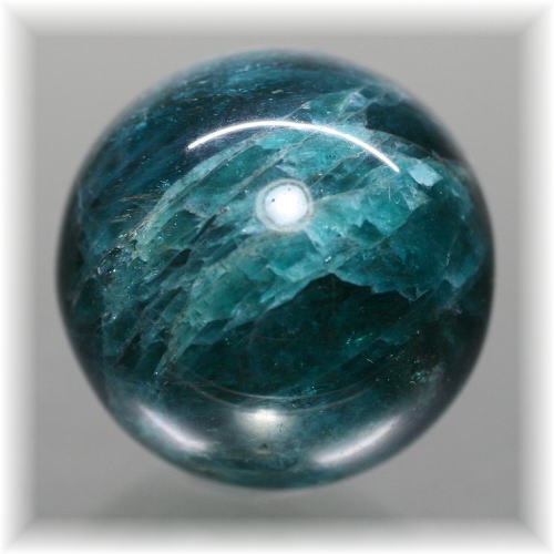 高品質]ネオンブルーアパタイト丸玉/スフィア - 埼玉県吉川市の天然石